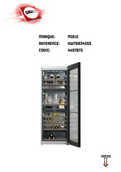 Miele 4407873 Mode D'emploi Et Instructions De Montage