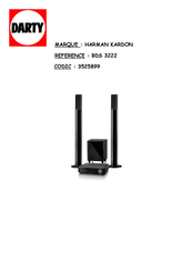 Harman Kardon BDS 3222 Mode D'emploi