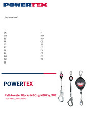 POWERTEX MBW25 Mode D'emploi