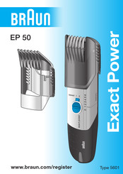 Braun Exact Power EP 50 Mode D'emploi