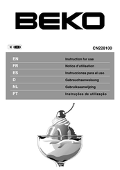 Beko CN228100 Notice D'utilisation
