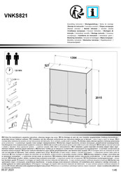 Forte VNKS821 Notice De Montage