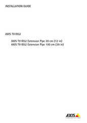 Axis T91B52 Guide D'installation