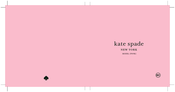 Fossil kate spade NEW YORK DW9K1 Mode D'emploi