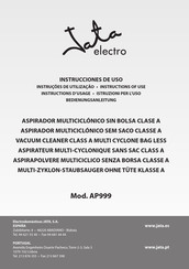 Jata electro AP999 Instructions D'usage