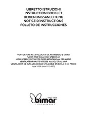 Bimar FE-45D Notice D'instructions