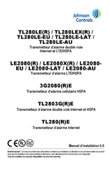 Johnson Controls 3G2080RE Manuel D'installation