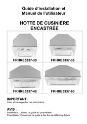 Forno FRHRE5337-48 Guide D'installation Et Manuel De L'utilisateur