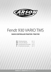 Carson Fendt 930 VARIO TMS Mode D'emploi