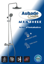 Aubade Creation AQUASPHERE Notice D'installation