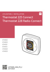 Atlantic 228 Radio-Connect Utilisation Et Installation