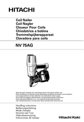 Hitachi Koki NV 75AG Mode D'emploi