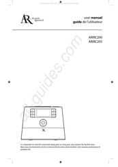 Acoustic Research ARIRC205 Guide De L'utilisateur