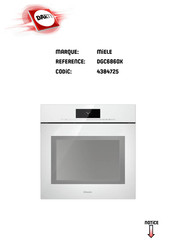 Miele DGC 6860X Mode D'emploi Et Instructions De Montage