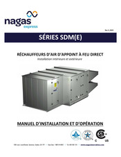 Nagas SDM Série Manuel D'installation Et D'opération