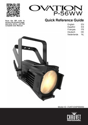 Chauvet Professional Ovation P-56WW Guide De Référence Rapide