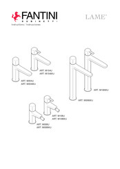 Fantini Rubinetti LAME' M108WU Manuel D'instructions