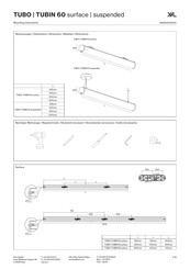 XAL TUBO 60 Instructions De Montage