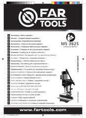 Far Tools MS 3625 Notice Originale