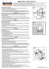 Aprimatic ZT 71 Mode D'emploi