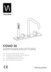 Vallone COMO 26 Instructions Pour L'installation