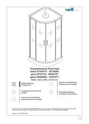 Welltime Rund high 95522107 Instructions D'installation