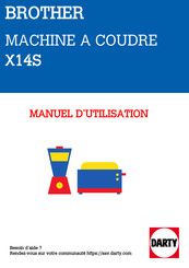 Brother 888-X14S Manuel D'instructions