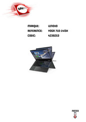 Lenovo 80V4 Guide De L'utilisateur