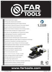 Far Tools S 350B Notice Originale