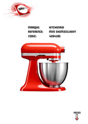 KitchenAid MINI 5KSM3311XEHT Mode D'emploi