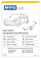 MVG 3140 B Notice De Montage