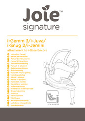 Joie Signature i-Jemini Manuel D'instructions