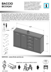 Forte BCCK241 Notice De Montage