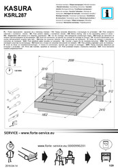 Forte KASURA KSRL287 Notice De Montage