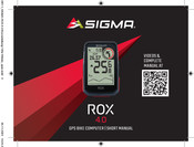 Sigma ROX 4.0 Mode D'emploi