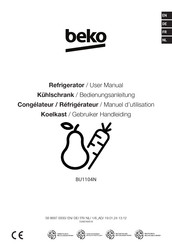 Beko BU1104N Manuel D'utilisation