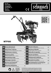 Scheppach MTP560 Traduction Des Instructions D'origine