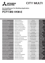 Mitsubishi Electric CITY MULTI PCFY-MS VKM-E Serie Manuel D'utilisation