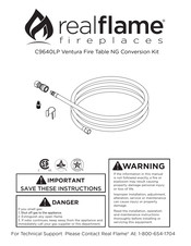 RealFlame C9640LP Ventura Instructions De Montage