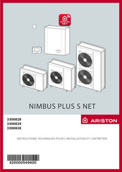 Ariston NIMBUS PLUS 70 S-T EXT NET Instructions Techniques