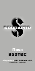 Scubapro Nova 850TEC Mode D'emploi