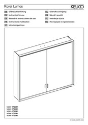 KEUCO Royal Lumos 14304 1723X1 Instructions D'utilisation