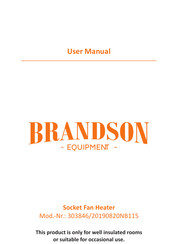 Brandson Equipment 303846 Mode D'emploi