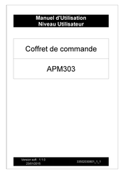 SDMO APM303 Manuel D'utilisation