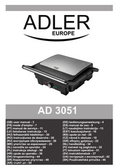 Adler europe AD 3051 Mode D'emploi