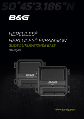 B&G HERCULES EXPANSION Guide D'utilisation