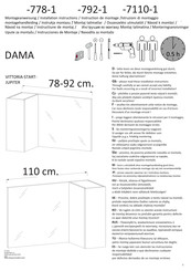 LC DAMA 792-1 Instructions De Montage