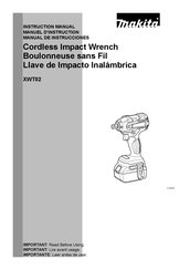 Makita XWT02 Manuel D'instructions