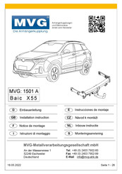 MVG 1501 A Notice De Montage