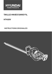 Hyundai power products HTH20V Instructions Originales